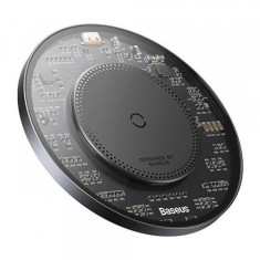 Incarcator Retea Wireless Baseus BS-W530, 15W, 1.67A, Negru CCJJ050001 foto