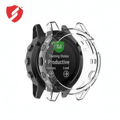 Carcasa protectie TPU rama Garmin Fenix 5x / 5x Plus transparenta CellPro Secure foto