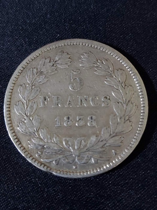 Franța 1838 A - 5 franci - monedă de argint #2