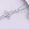 Colier din argint -- HEART AND CROSS -- Arg55