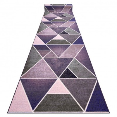 Traversa anti-alunecare TRIANGLE gumă violet, 90 cm foto