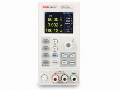 Sursa de alimentare, UNI-T, UDP6730, LCD, 1 canale, pentru alimentarea modulelor Arduino, Raspberry Pi și ESP32, Lista si functii intarziere setabile foto