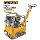 Cumpara ieftin Placa Compactoare 127Kg, 6.5cp, 25kN, 63x40cm, Ingco GCP125-2E