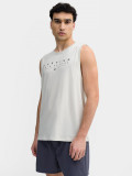 Tank top regular din bumbac organic pentru bărbați, 4F Sportswear