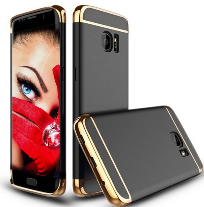 Husa telefon Samsung S8 ofera protectie 3in1 Ultrasubtire - Black Matte