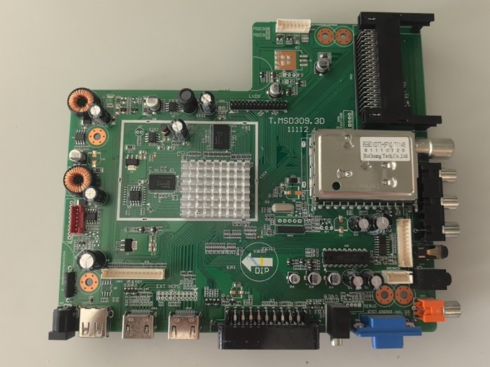 Main Board T.MSD309.3D 11112 Din Lumatron LCD-2211 Alimentare 12V