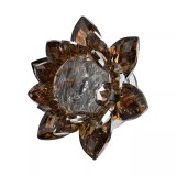 Cumpara ieftin Floare de lotus maro din cristal
