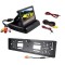 Kit 2 in 1, suport numar inmatriculare cu camera marsarier si monitor 4.3&quot; pliabil