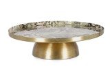 Platou decorativ metal multicolor Visalia &Oslash;31x7,5h