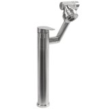 Baterie pentru baie Rea PACO Nickel Brush INOX High