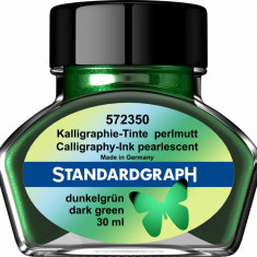 Cerneala perlata caligrafie verde inchis Standardgraph