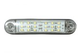 18 LED Lumini de marcaj,Indicator,lateral Remorca Camion Alb 12V 24V