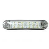18 LED Lumini de marcaj,Indicator,lateral Remorca Camion Alb 12V 24V