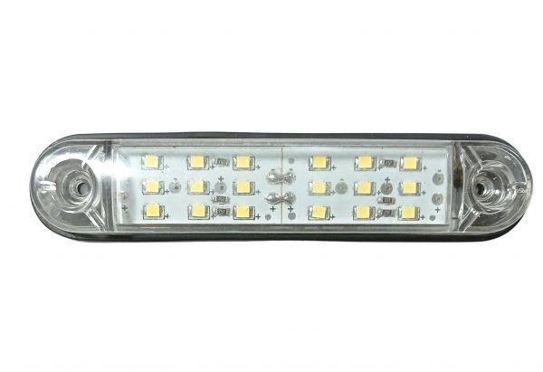 18 LED Lumini de marcaj,Indicator,lateral Remorca Camion Alb 12V 24V