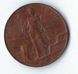 Moneda 2 centesimi 1915 - Italia