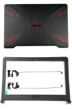 Capac display cu rama si balamale Laptop, Asus, ROG FX504, FX504G, FX504GE, FX504GM, FX504GE, FX504GD