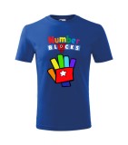 Tricou Personalizat Albastru Number blocks pentru Copii 2