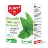 Capsule vegane lemongrass 500 mg + vitamine B Dr Herz 60 buc