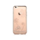 Husa APPLE iPhone 7 / 8 - Comma Crystal Flora (Auriu), iPhone 7/8, Plastic, Carcasa