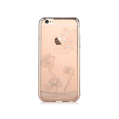 Husa APPLE iPhone 7 / 8 - Comma Crystal Flora (Auriu) foto