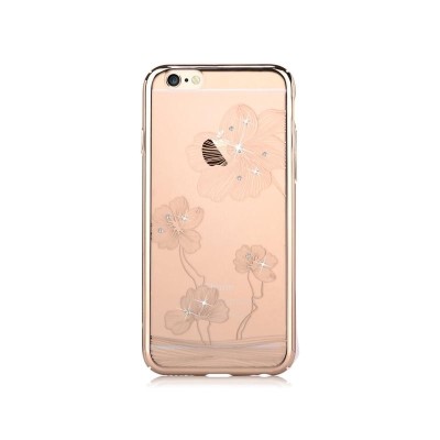 Husa APPLE iPhone 6\6S - Comma Crystal Flora (Auriu) foto
