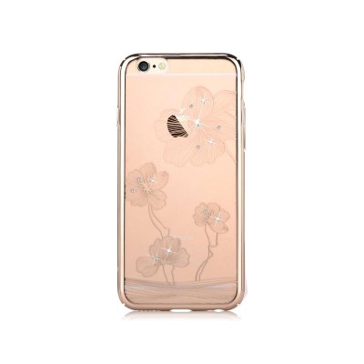 Husa APPLE iPhone 7 / 8 - Comma Crystal Flora (Auriu) foto