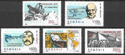 ROM&amp;Acirc;NIA 1998 - LP 1472 - SECOLUL XX (II) - SERIE MNH foto