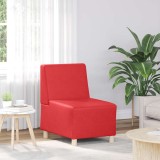 VidaXL Unitate Sofa Modulară Fără Brațe Roșu 55 x 74 x 82 cm