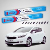 Cumpara ieftin Ștergătoare Kia Ceed II JD 2012-2018 | Set Față Flat Premium &ndash; TeamCar&reg;