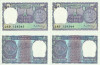 2 x 1976 , 1 rupee ( P-77t ) - India - stare aUNC Stare consecutiva !