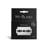 Lame de ras My Blades Platinum Double Edge Razor Blades 20 buc