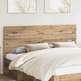 vidaXL Tăblie cap cu headboard Stejar Artizanal 200 cm Lemn compozit 887512