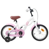 vidaXL Bicicletă pentru Copii 12 Inci pentru 2-4 ani Alb 42009657