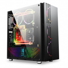 Carcasa Gaming Segotep Fenix, USB 3.0, Panou transparent, MiddleTower, Vent. 3x... foto