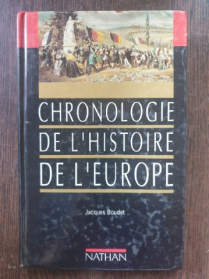 Jacques Boudet - Chronologie de l&amp;#039;histoire de l&amp;#039;Europe foto