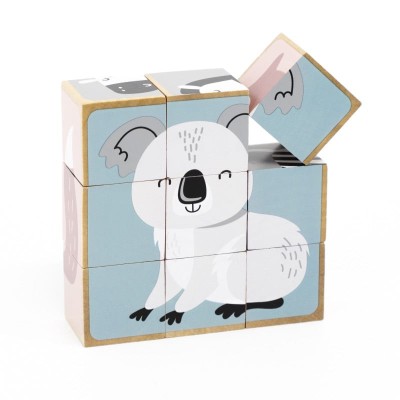 Puzzle din cuburi 6 in 1, PolarB foto