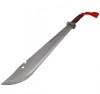 Sabie de vanatoare, tip maceta, maner ergonomic din lemn, otel inoxidabil, 70 cm, husa inclusa, Dactylion