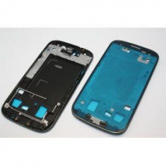 Rama display lcd Samsung S3 i9305 negru foto