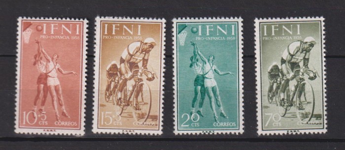 IFNI ( COLONIE SPANIOLA ) 1958 MI.174-177 MNH
