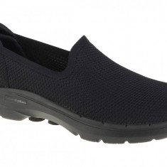 Pantofi pentru adidași Skechers Go Walk 6 - Clear Virtue 124505-BBK negru