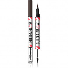 Maybelline Build-A-Brow creion dermatograf cu două capete pentru sprâncene pentru fixare și formă culoare 259 Ash Brown 1 buc