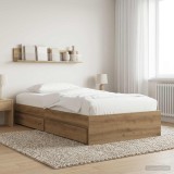 Cumpara ieftin Cadru de pat cu depozitare Stejar artizanal 80 x 200 cm