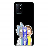 Husa compatibila cu OnePlus 8T Silicon Gel Tpu Model Rick And Morty Connected