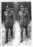 M2023N Ofițer rom&acirc;n, anii 1940, imagine &icirc;n oglindă și fotomontaj