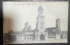 Carte postala, necirculata, Biserica Incoronarii din Alba Iulia, inceput de secol XX