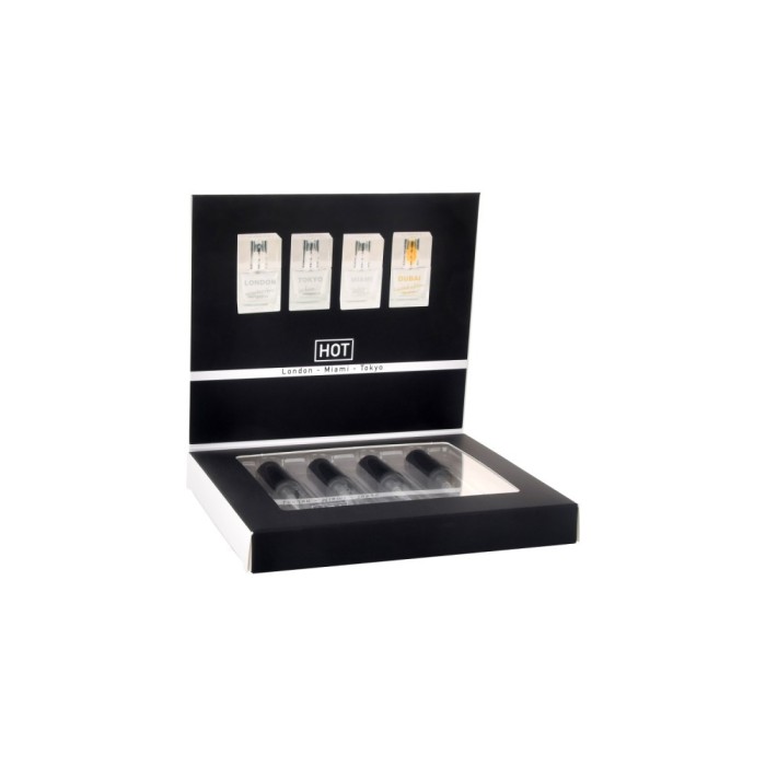 Set Tester Parfumuri Cu Feromoni Pentru Barbati LMTD, 4x5ml