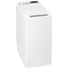 Masina de spalat rufe cu incarcare verticala Whirlpool TDLR 65230SS EU/N, 6th Sense, 6.5 kg, 1200 rpm, Clasa D, Alb
