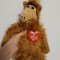 Alf, jucarie plush cu ventuze la maini si picioare, cca 30 cm, vintage