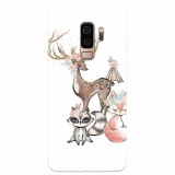 Husa silicon pentru Samsung S9 Plus, Foxs And Deer