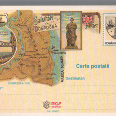 CPI B14252 CARTE POSTALA - SALUTARI DIN DOBROGEA. DOBROGEA 1890